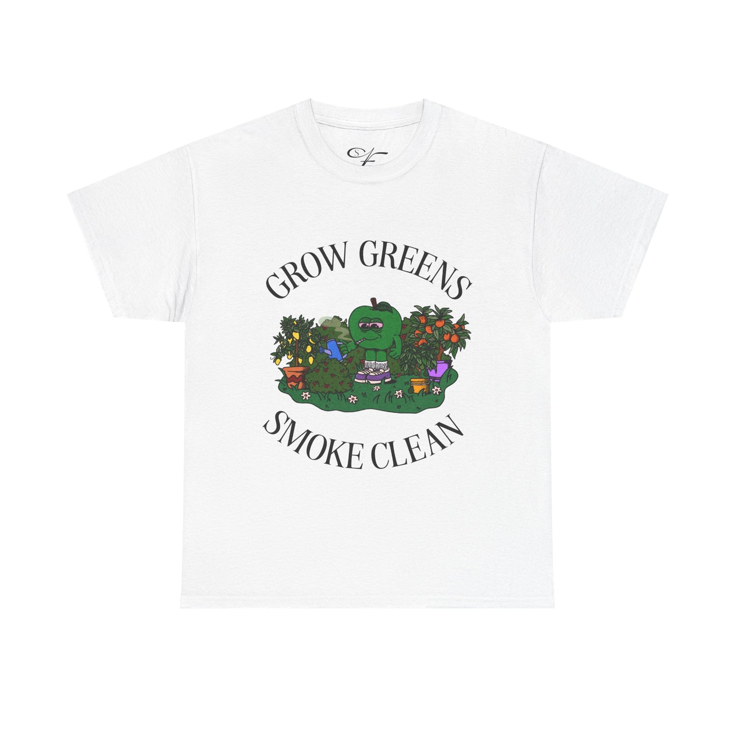 Unisex Cotton Tee - Grow Greens Smoke Clean
