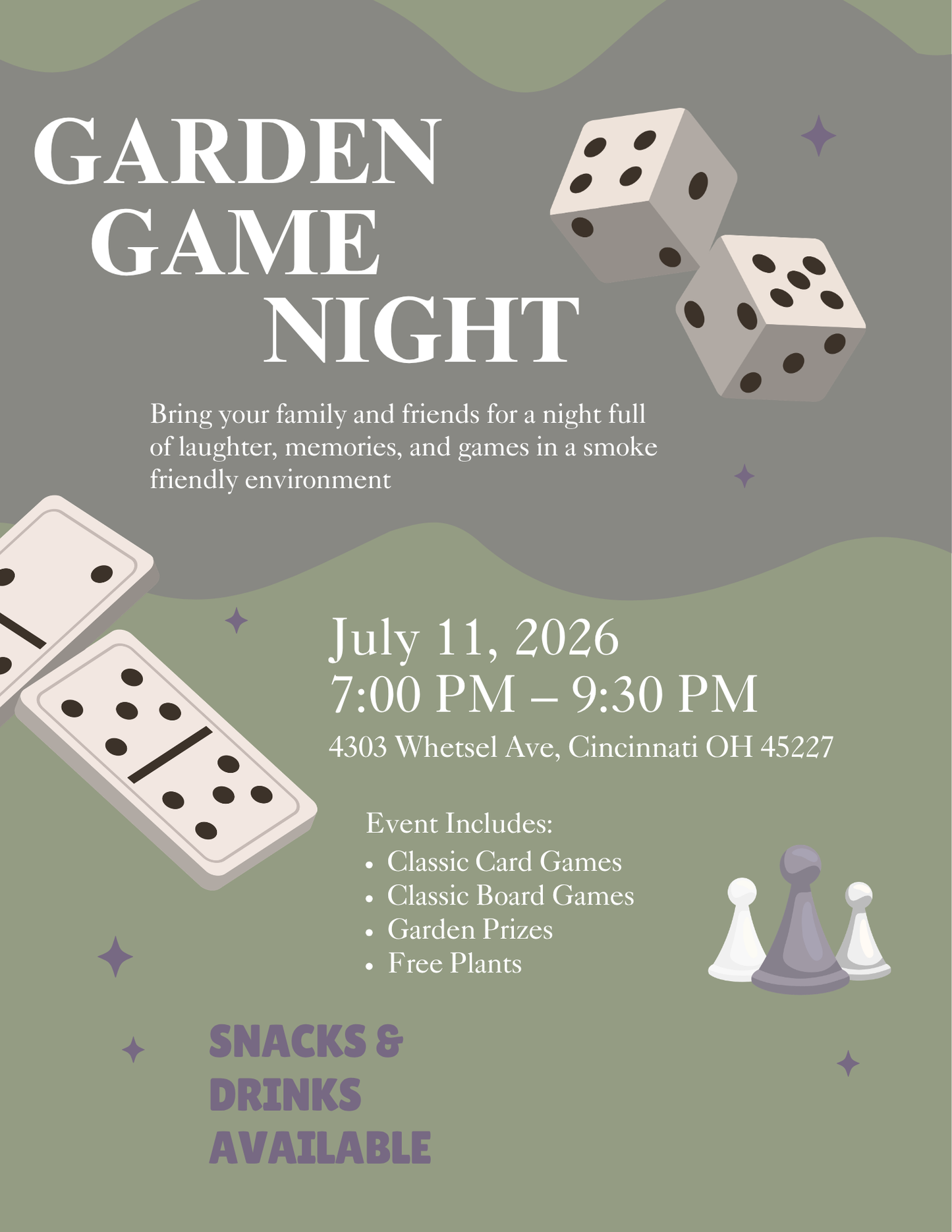 Garden Game night